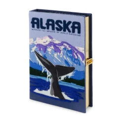 Non-Strapped|Book Clutch<Olympia Le-Tan Alaska Whale