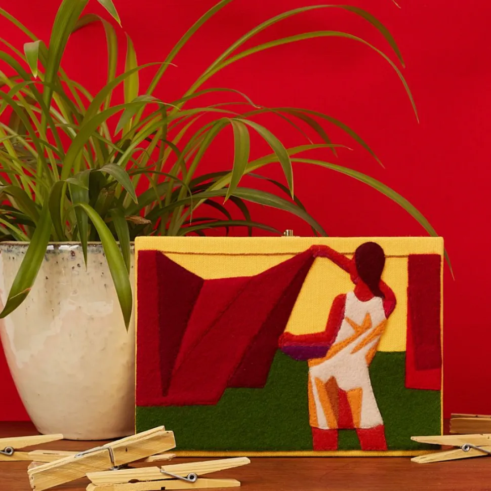 Non-Strapped|Book Clutch<Olympia Le-Tan A Lavadeira