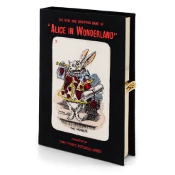 Non-Strapped|Book Clutch<Olympia Le-Tan Alice Rabbit
