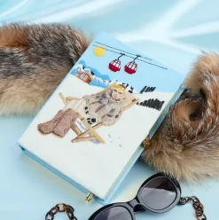 Non-Strapped|Book Clutch<Olympia Le-Tan Alpine Chic