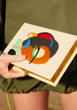 Non-Strapped|Book Clutch<Olympia Le-Tan Art is Not a Thing, Is a Way