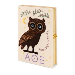 Non-Strapped|Book Clutch<Olympia Le-Tan Athens Owl