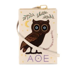 Strapped|Book Clutch<Olympia Le-Tan Athens Owl (Strapped)