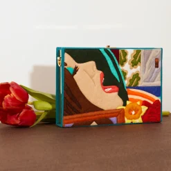 Non-Strapped|Book Clutch<Olympia Le-Tan Bedroom Face