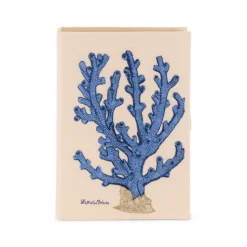 Non-Strapped|Book Clutch<Olympia Le-Tan Blue Coral
