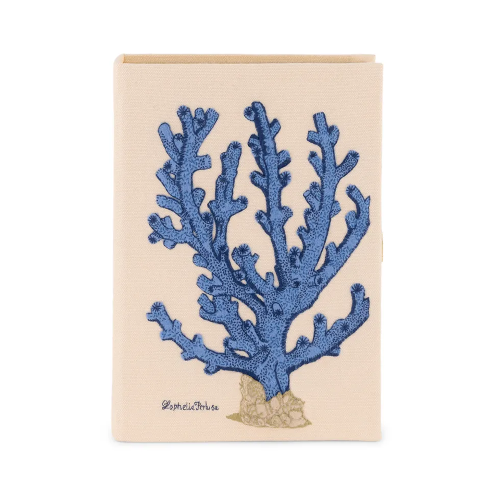 Non-Strapped|Book Clutch<Olympia Le-Tan Blue Coral
