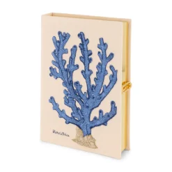 Non-Strapped|Book Clutch<Olympia Le-Tan Blue Coral
