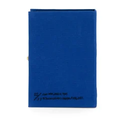 Non-Strapped|Book Clutch<Olympia Le-Tan Blue II