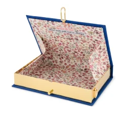 Strapped|Book Clutch<Olympia Le-Tan Blue II (Strapped)