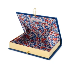 Non-Strapped|Book Clutch<Olympia Le-Tan Blue Night