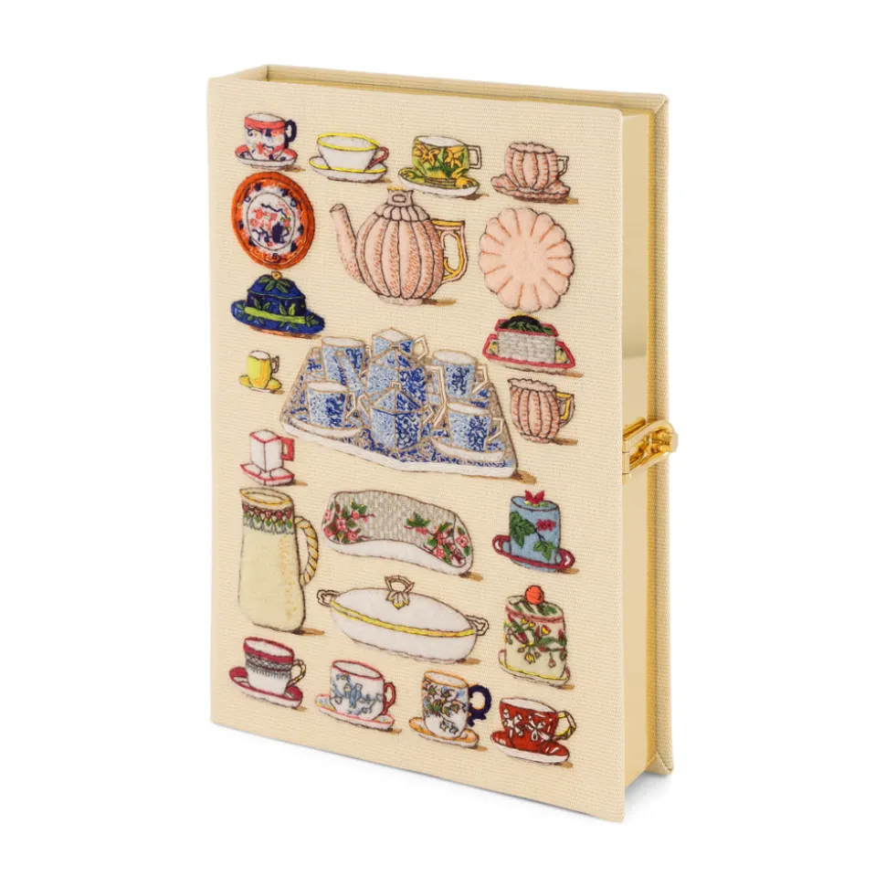 Non-Strapped|Book Clutch<Olympia Le-Tan Breakfast & Tea China