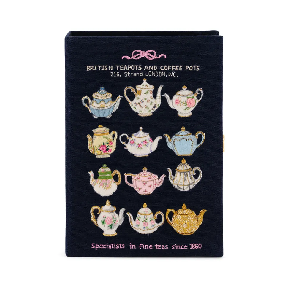Non-Strapped|Book Clutch<Olympia Le-Tan British Teapots