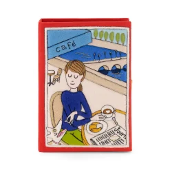 Non-Strapped|Book Clutch<Olympia Le-Tan Café by the Seine
