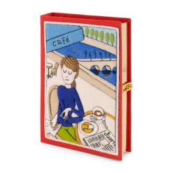 Non-Strapped|Book Clutch<Olympia Le-Tan Café by the Seine