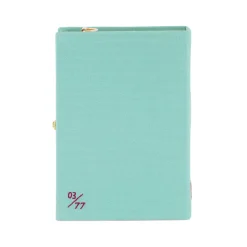 Book Clutch|Strapped<Olympia Le-Tan Capri Lemons Aquamarine (Strapped)