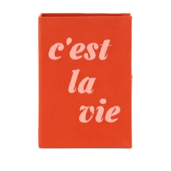 Non-Strapped|Book Clutch<Olympia Le-Tan C'est la Vie