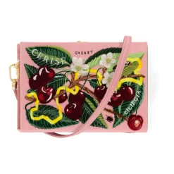 Strapped|Book Clutch<Olympia Le-Tan Cherry (Strapped)
