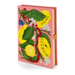 Non-Strapped|Book Clutch<Olympia Le-Tan Citrus Charm