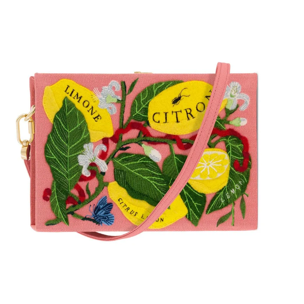 Strapped|Book Clutch<Olympia Le-Tan Citrus Charm (Strapped)