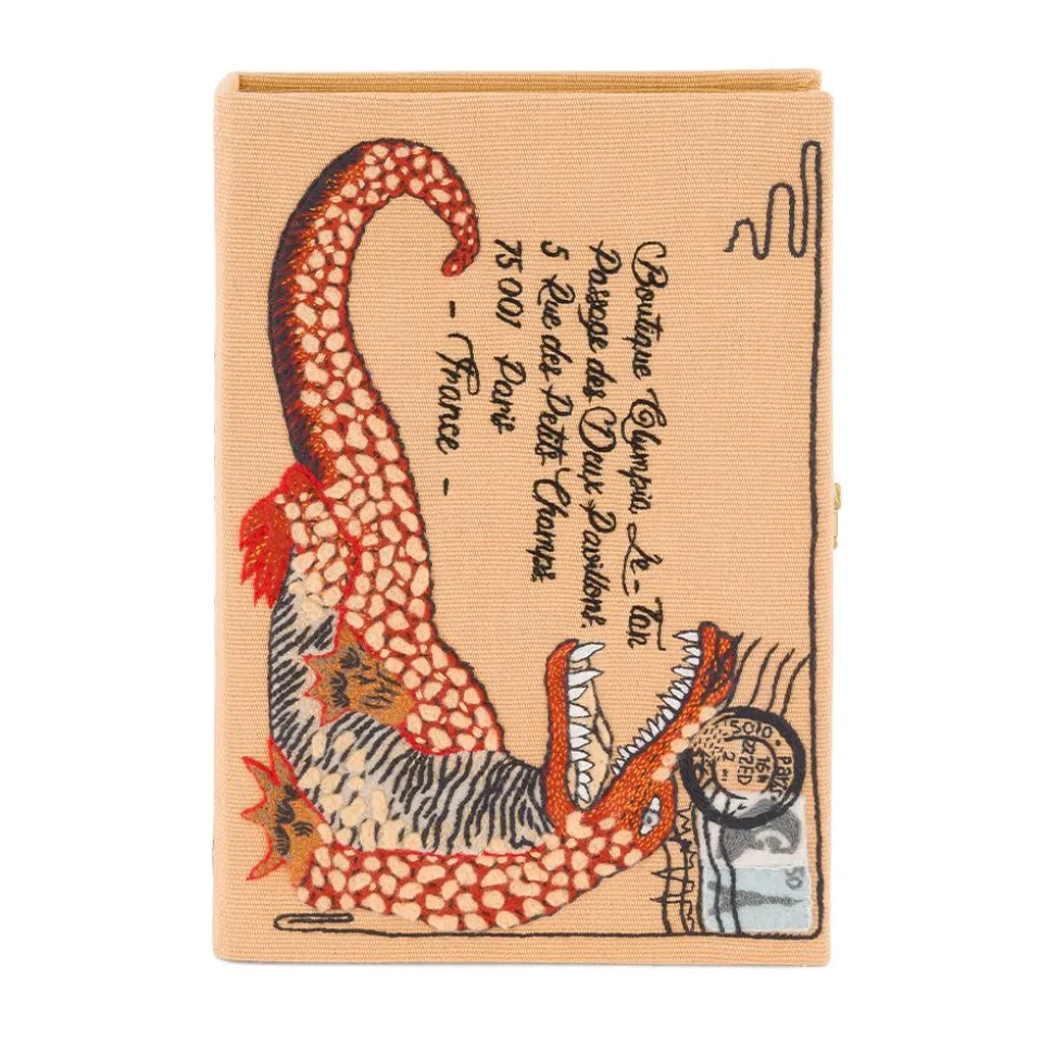 Non-Strapped|Book Clutch<Olympia Le-Tan Crocodile Letter