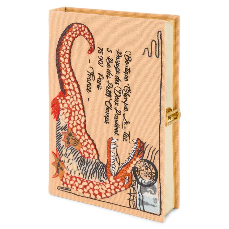 Non-Strapped|Book Clutch<Olympia Le-Tan Crocodile Letter