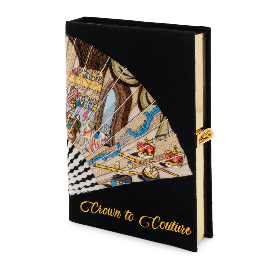 Non-Strapped|Book Clutch<Olympia Le-Tan Crown to Couture – Fan