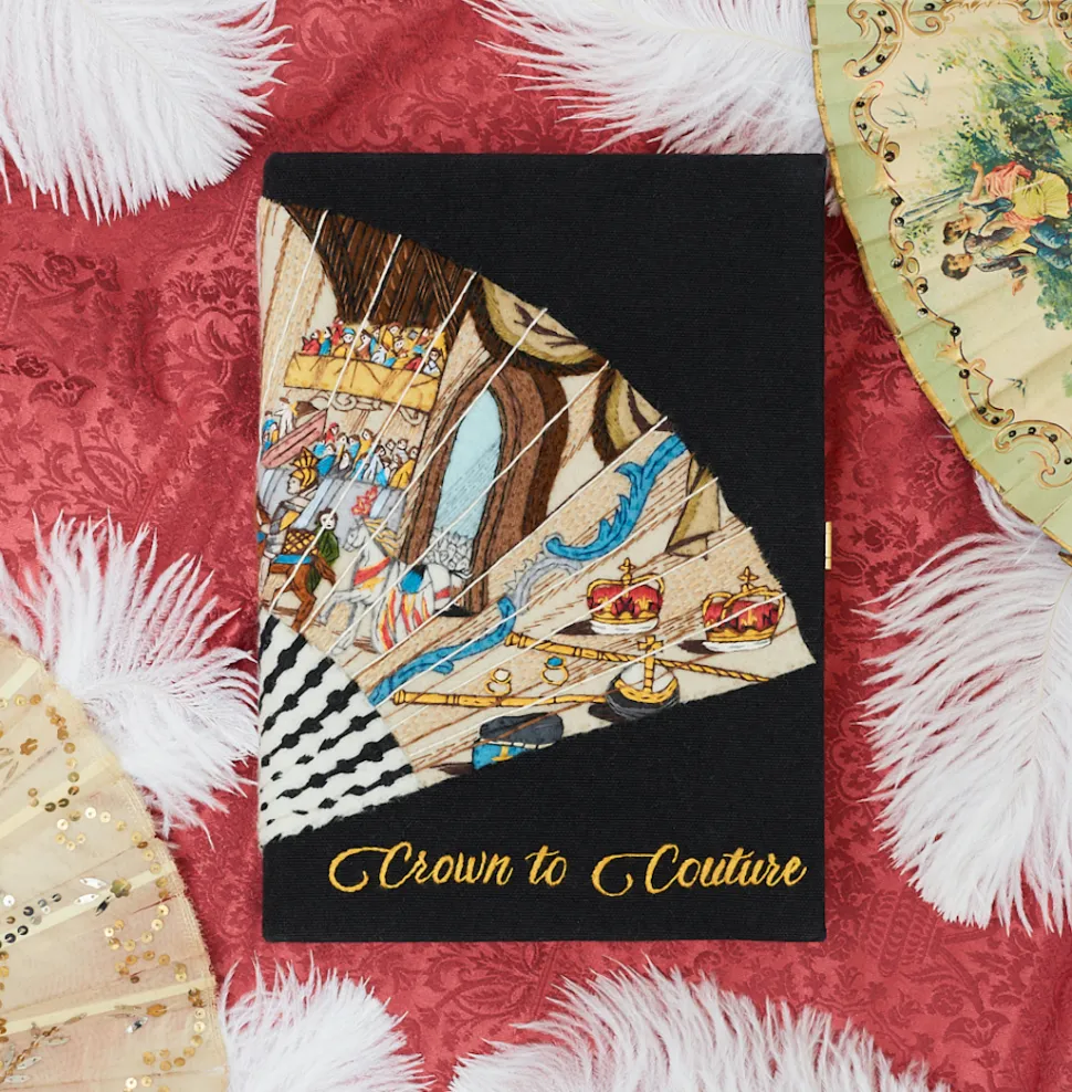 Non-Strapped|Book Clutch<Olympia Le-Tan Crown to Couture – Fan