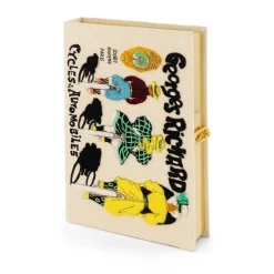 Non-Strapped|Book Clutch<Olympia Le-Tan Cycles and Automobiles Paris
