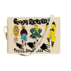 Strapped|Book Clutch<Olympia Le-Tan Cycles and Automobiles Paris (Strapped)