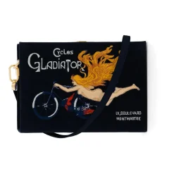 Strapped|Book Clutch<Olympia Le-Tan Cycles Gladiator Paris (Strapped)