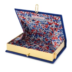 Strapped|Book Clutch<Olympia Le-Tan Designs and Colors – Blue (Strapped)