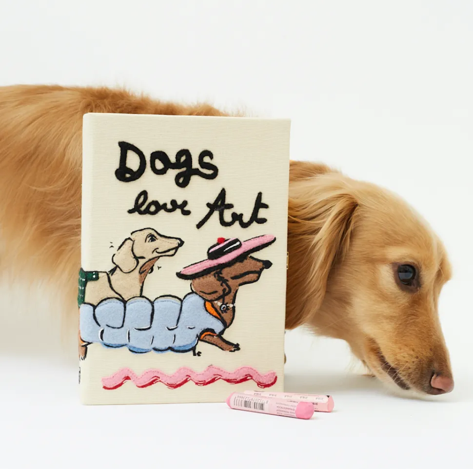 Strapped|Book Clutch<Olympia Le-Tan Dogs Love Art (Strapped)
