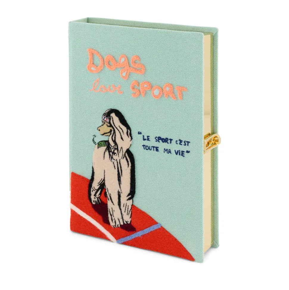 Non-Strapped|Book Clutch<Olympia Le-Tan Dogs Love Sport