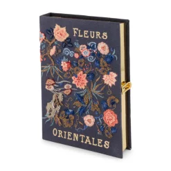Non-Strapped|Book Clutch<Olympia Le-Tan Fleurs Orientales