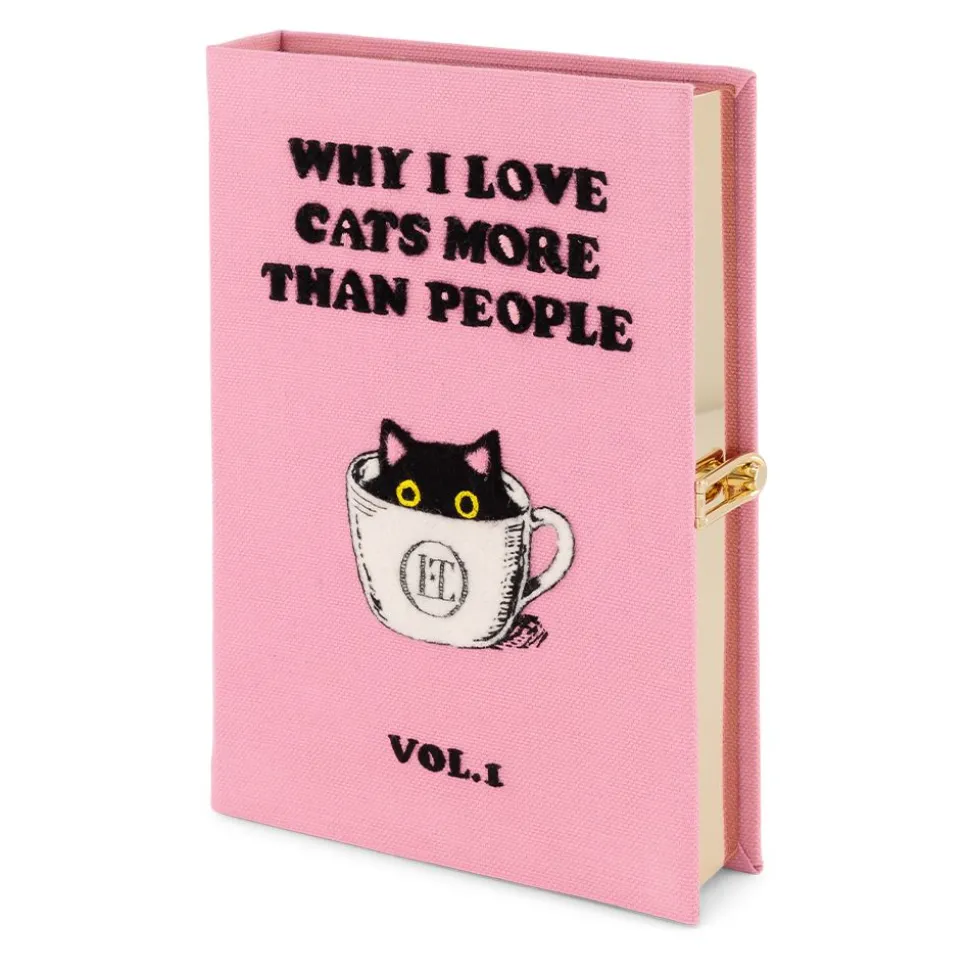 Non-Strapped|Book Clutch<Olympia Le-Tan For the Love of Cats