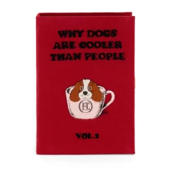 Non-Strapped|Book Clutch<Olympia Le-Tan For the Love of Dogs