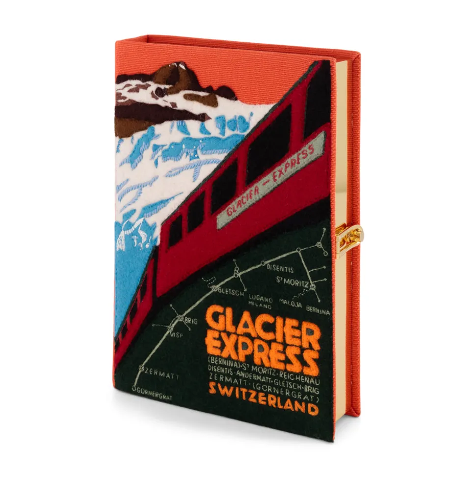Non-Strapped|Book Clutch<Olympia Le-Tan Glacier Express St Moritz