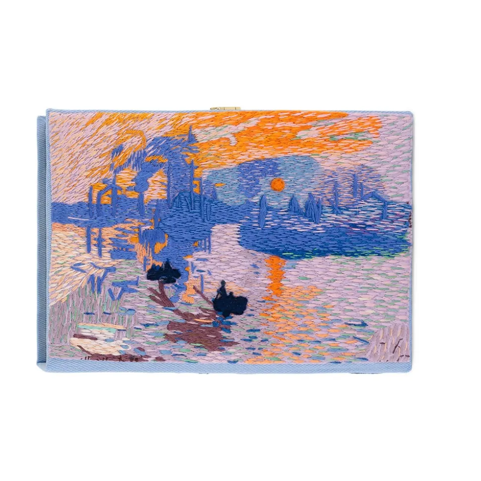 Non-Strapped|Book Clutch<Olympia Le-Tan Impression, Sunrise
