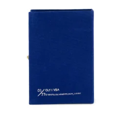 Non-Strapped|Book Clutch<Olympia Le-Tan Kaleidoscope Blue