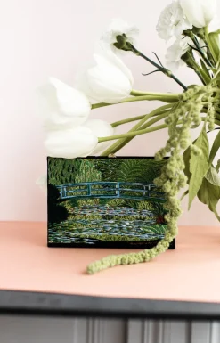 Strapped|Book Clutch<Olympia Le-Tan Le Bassin aux nymphéas (Strapped)