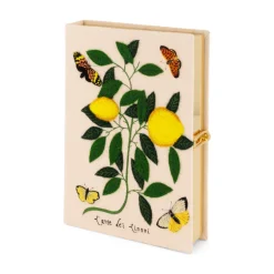 Non-Strapped|Book Clutch<Olympia Le-Tan Lemons and Butterflies