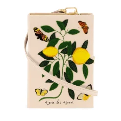 Strapped|Book Clutch<Olympia Le-Tan Lemons and Butterflies (Strapped)
