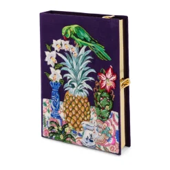 Strapped|Book Clutch<Olympia Le-Tan Le Perroquet et l'Ananas (Strapped)