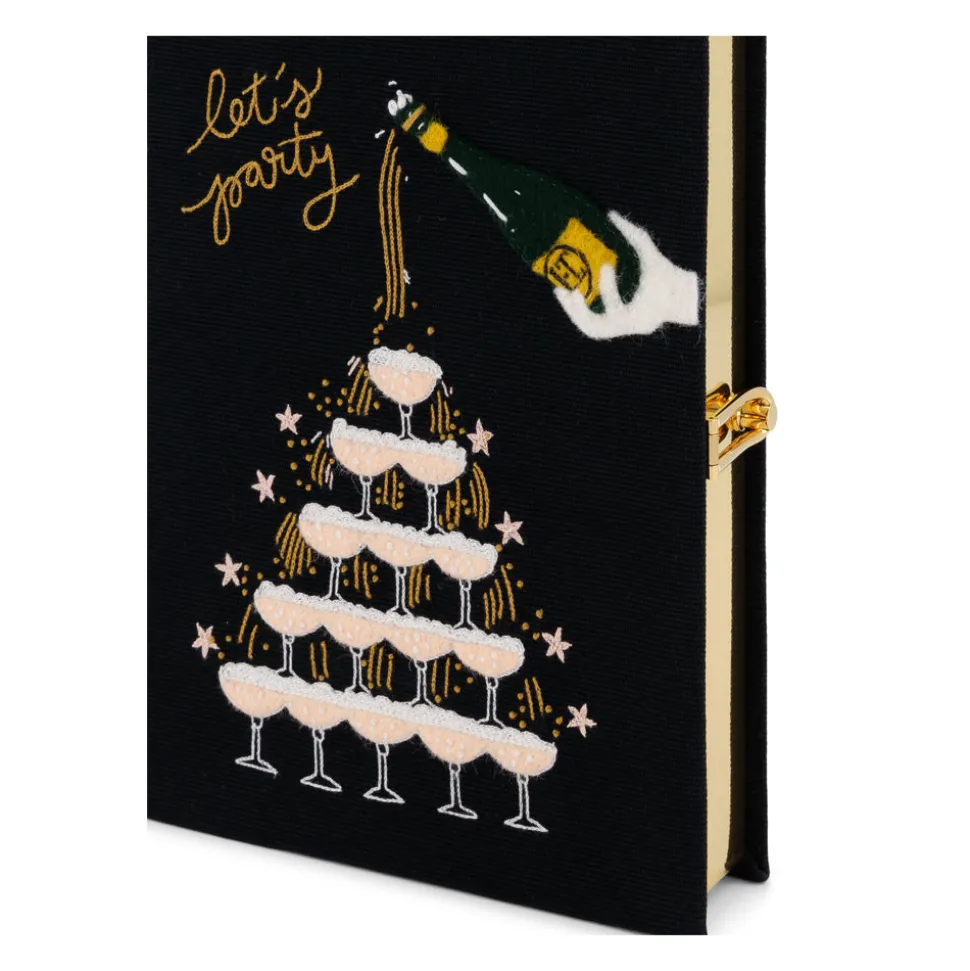 Non-Strapped|Book Clutch<Olympia Le-Tan Let's Party Champagne