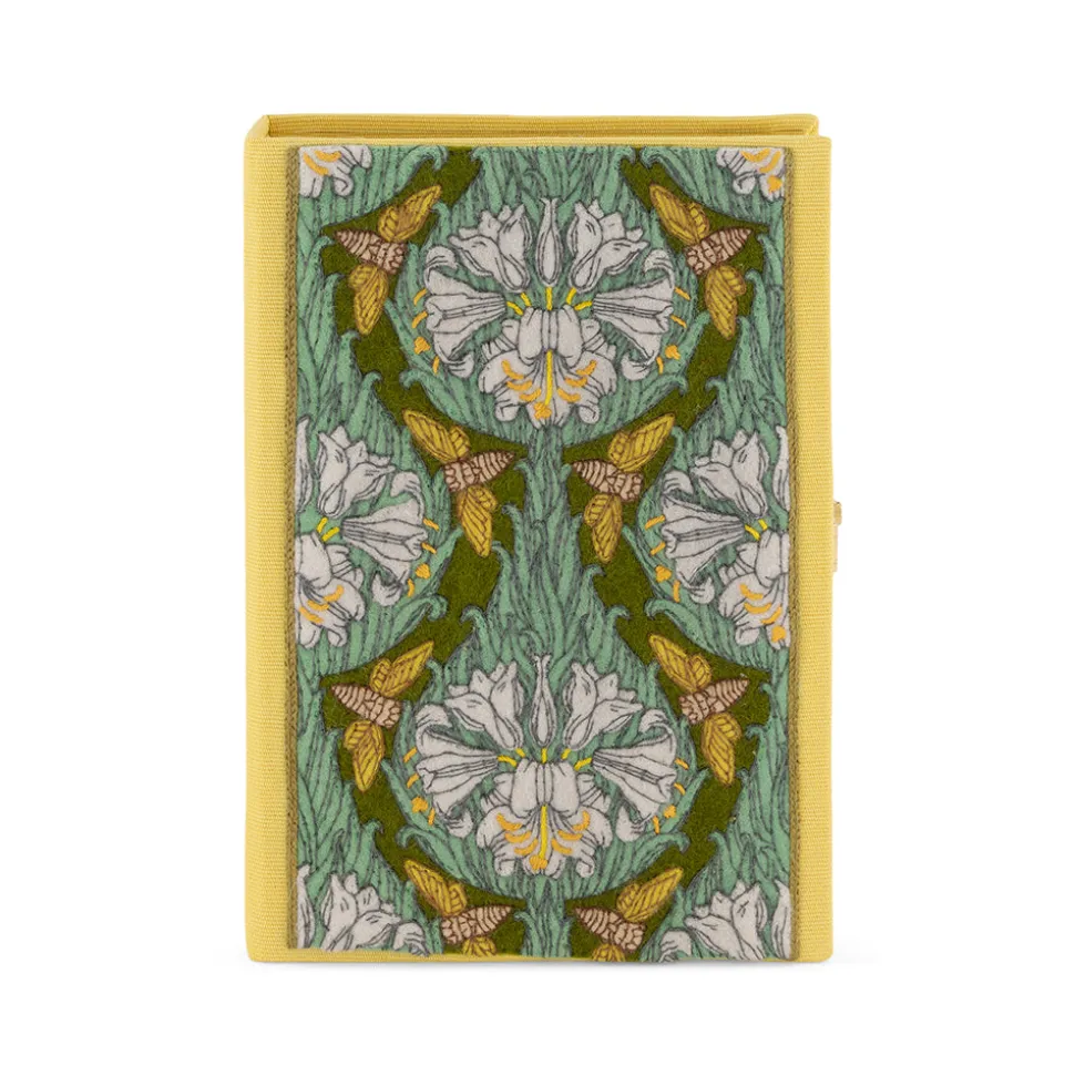Non-Strapped|Book Clutch<Olympia Le-Tan Lilies and Butterflies