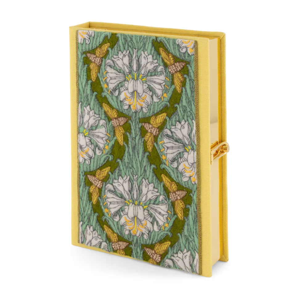 Non-Strapped|Book Clutch<Olympia Le-Tan Lilies and Butterflies