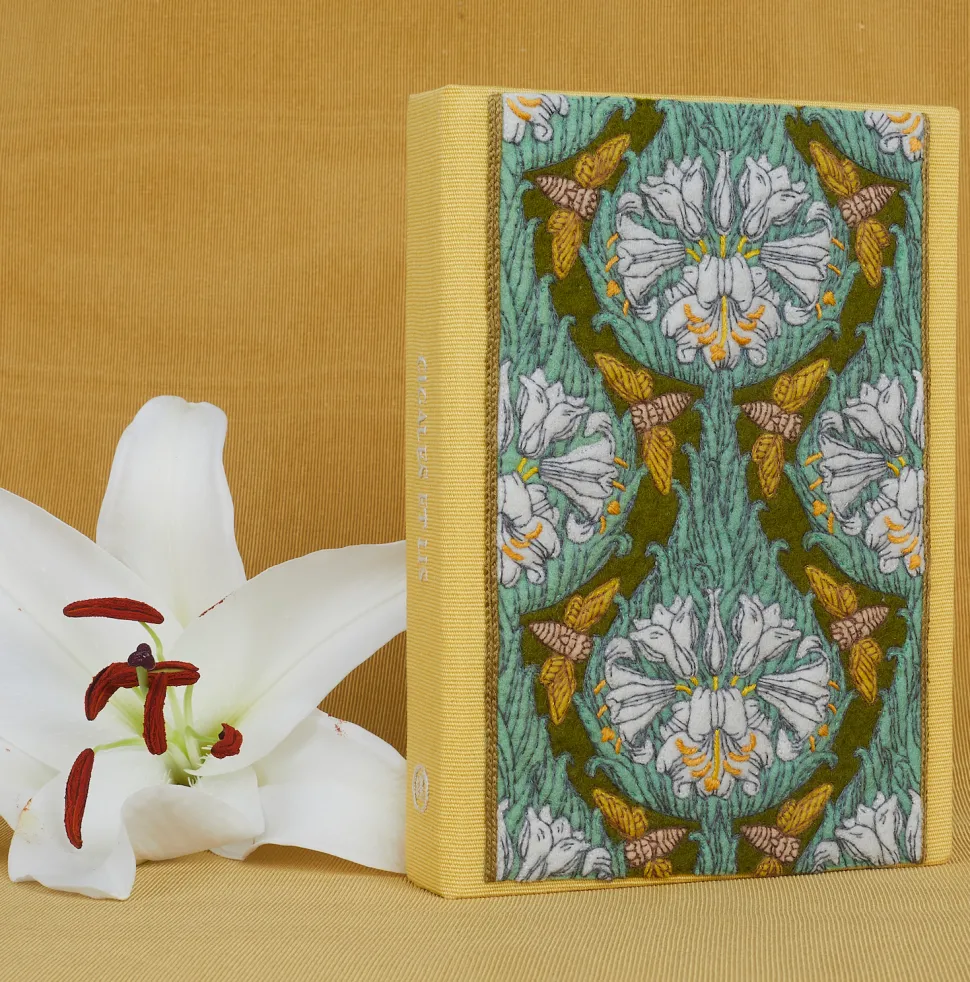 Non-Strapped|Book Clutch<Olympia Le-Tan Lilies and Butterflies