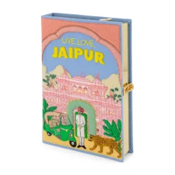 Strapped|Book Clutch<Olympia Le-Tan Live, Love, Jaipur (Strapped)