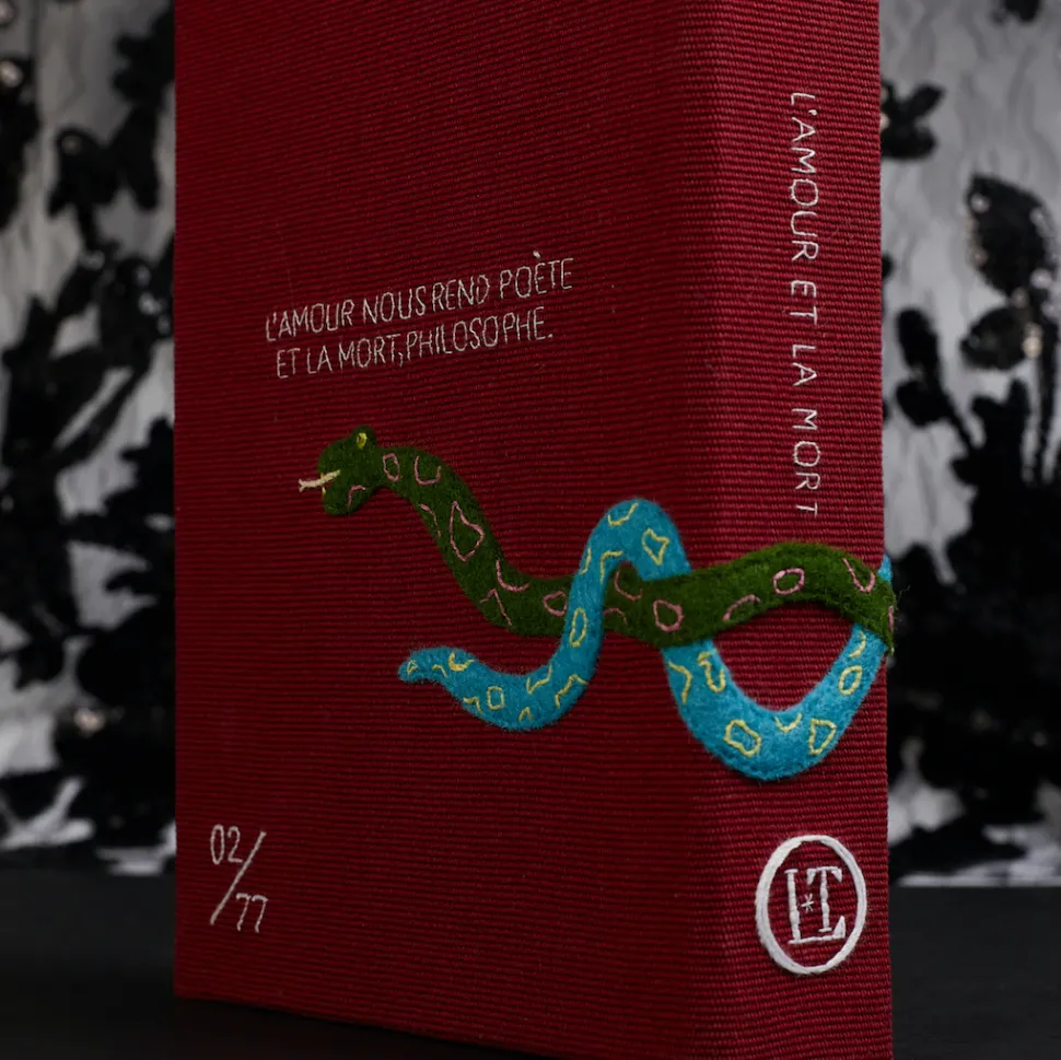 Non-Strapped|Book Clutch<Olympia Le-Tan Love and Death