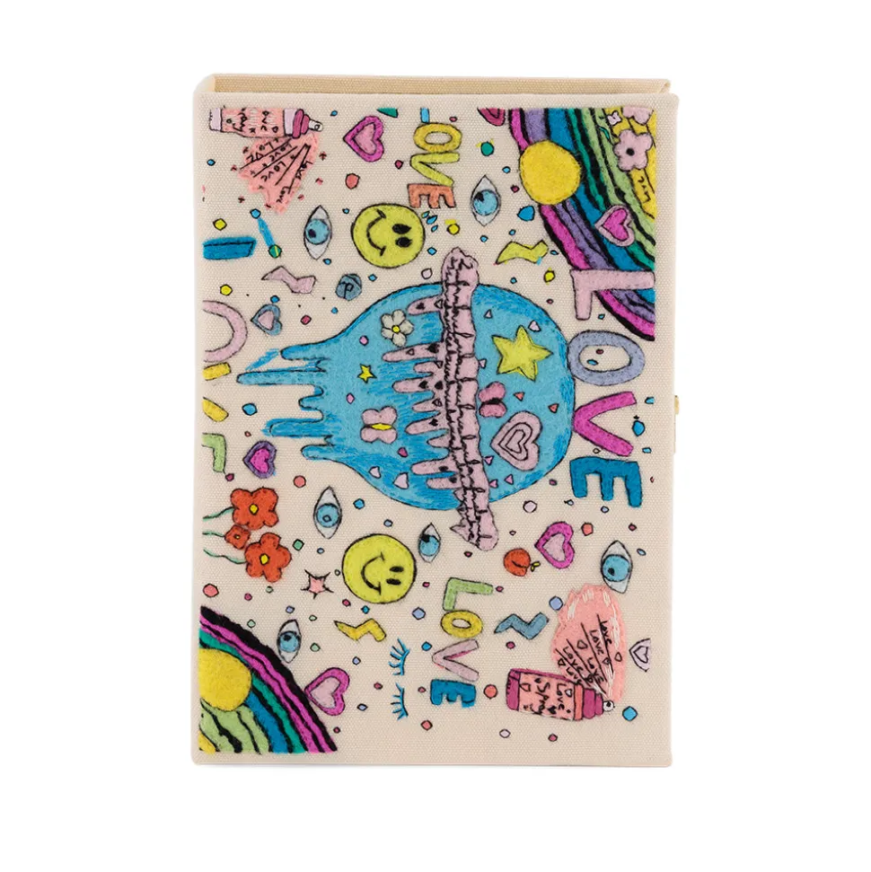Non-Strapped|Book Clutch<Olympia Le-Tan Love (Anja)